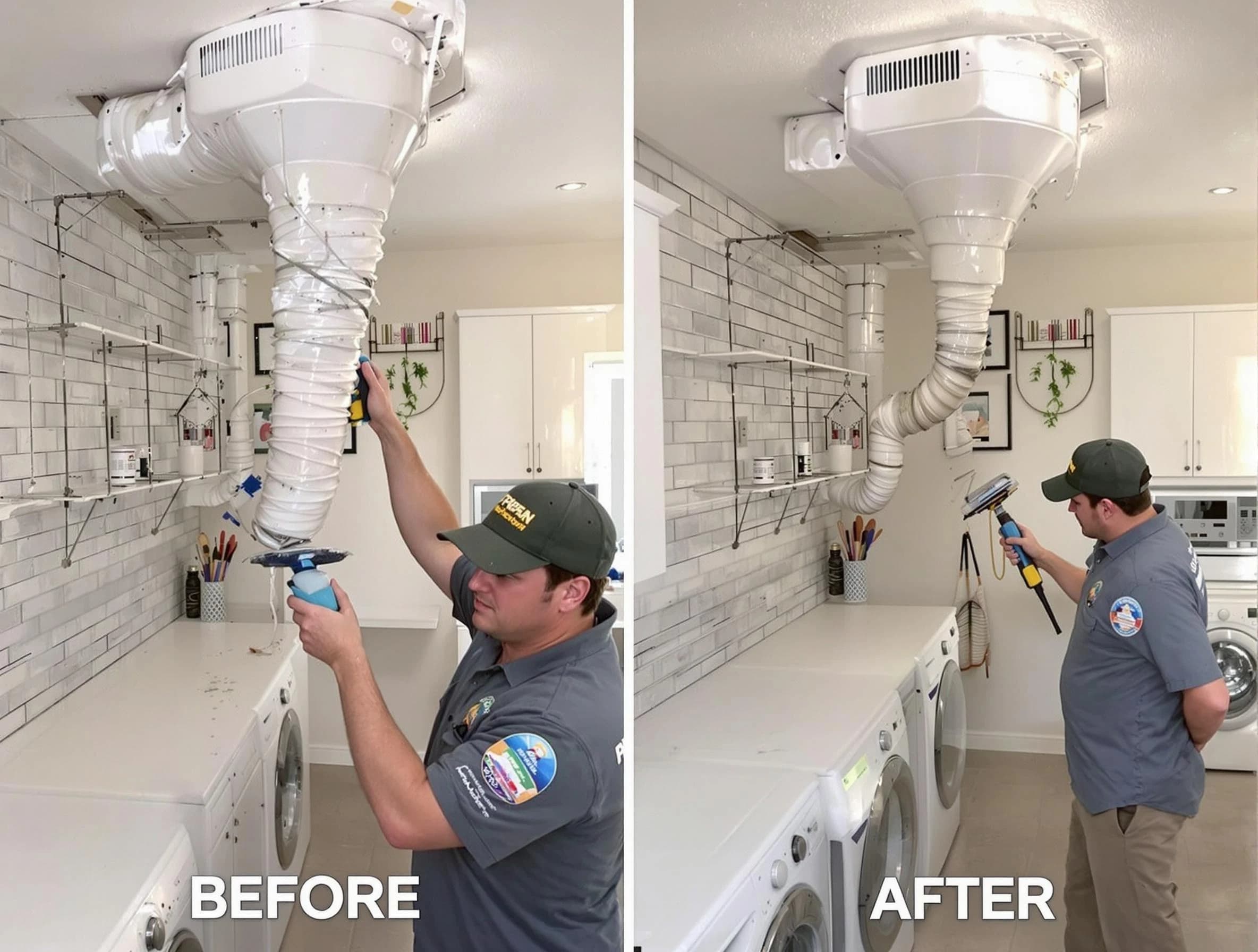Professional dryer exhaust vent cleaning by Walpole Dryer Vent Cleaning in Walpole