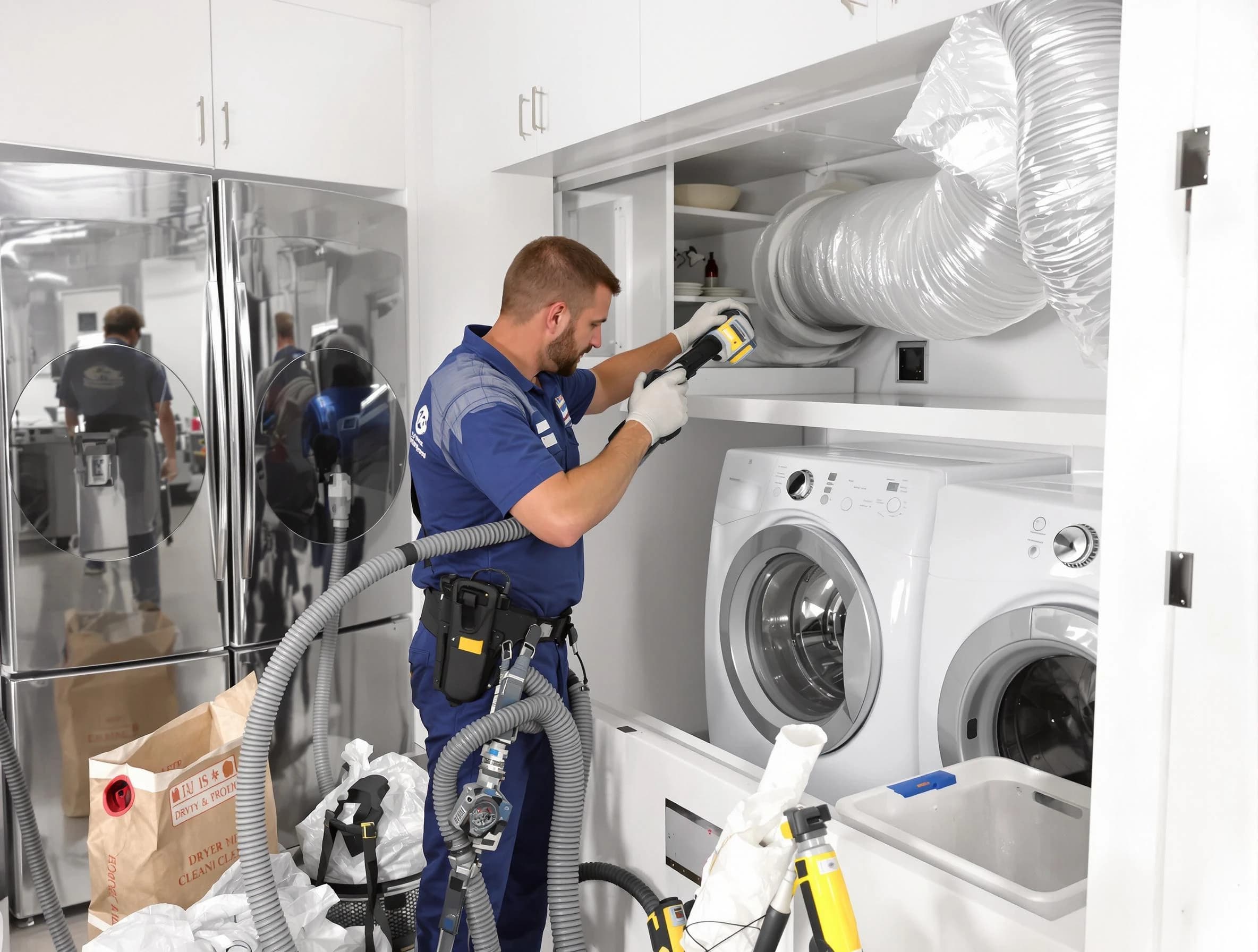 Professional duct cleaning by Walpole Dryer Vent Cleaning in Walpole