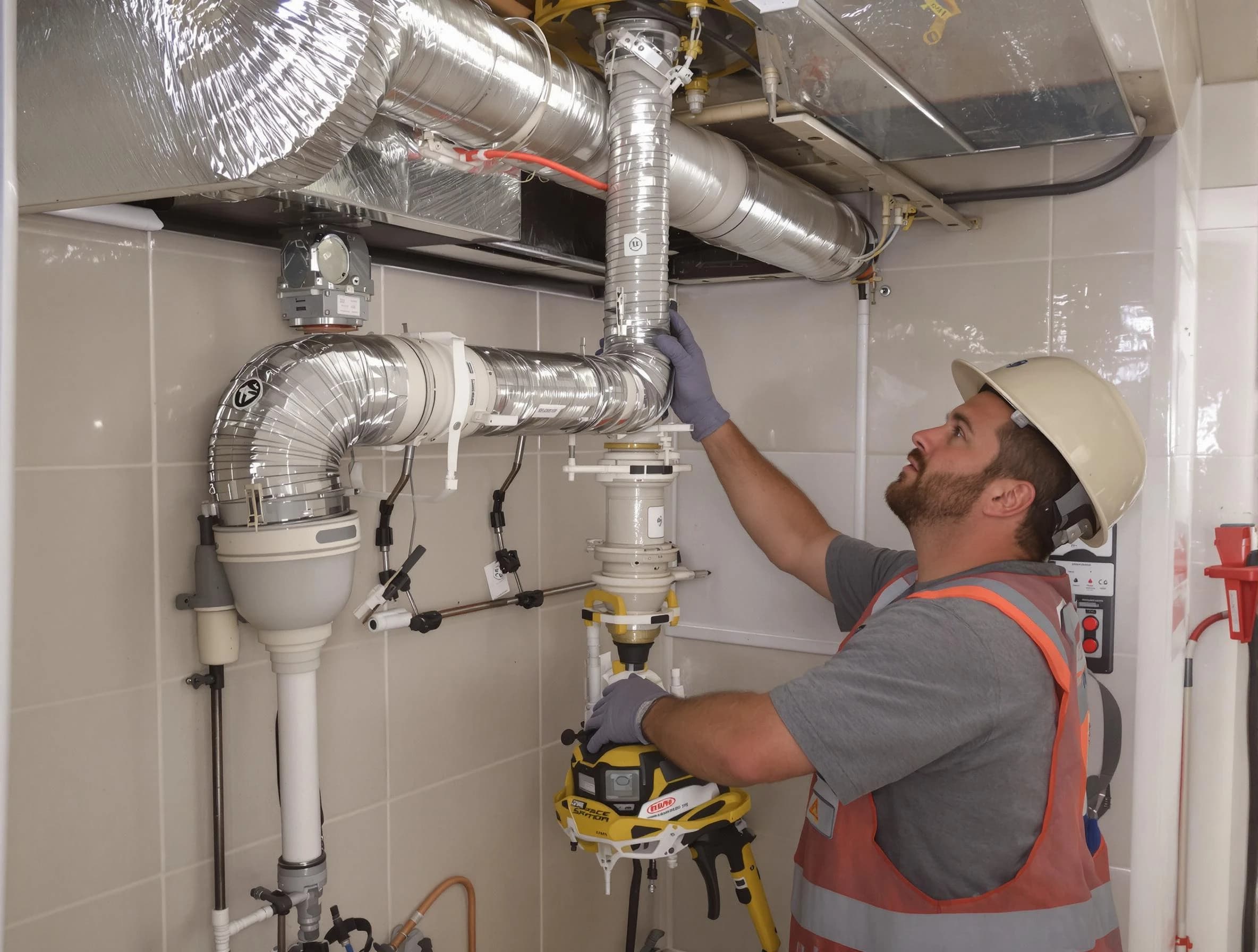 Walpole Dryer Vent Cleaning expert performing professional dryer vent repair and installation in Walpole