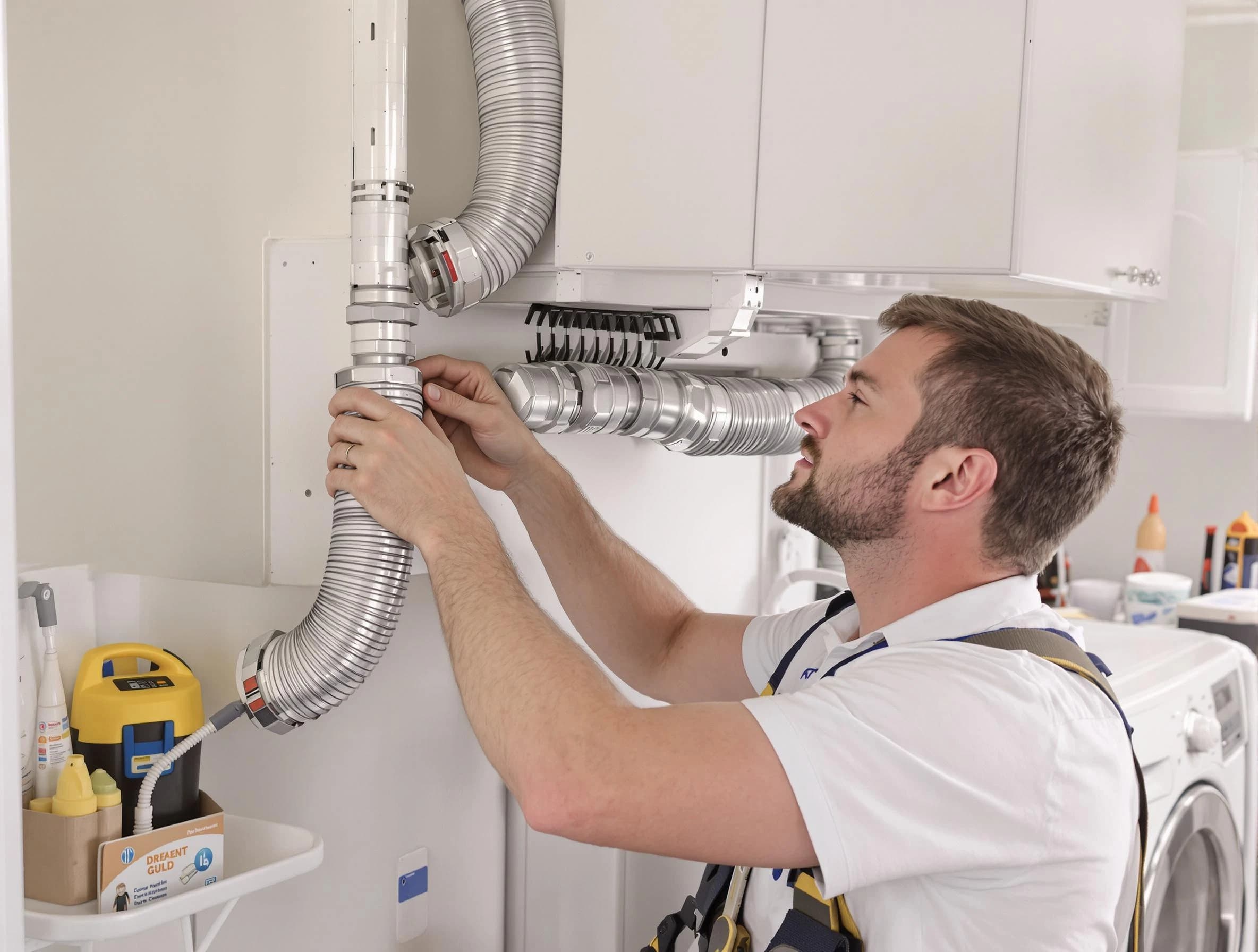 Professional dryer vent repair and installation by Walpole Dryer Vent Cleaning in Walpole