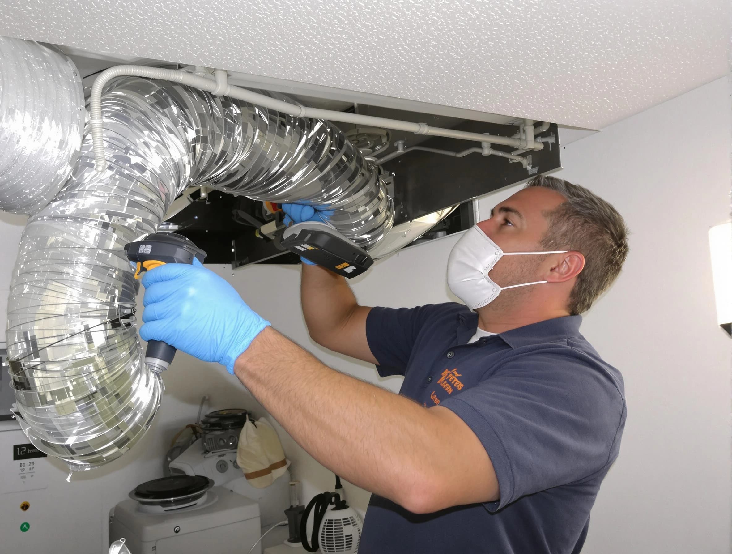 Walpole Dryer Vent Cleaning professional performing thorough residential dryer vent cleaning in Walpole
