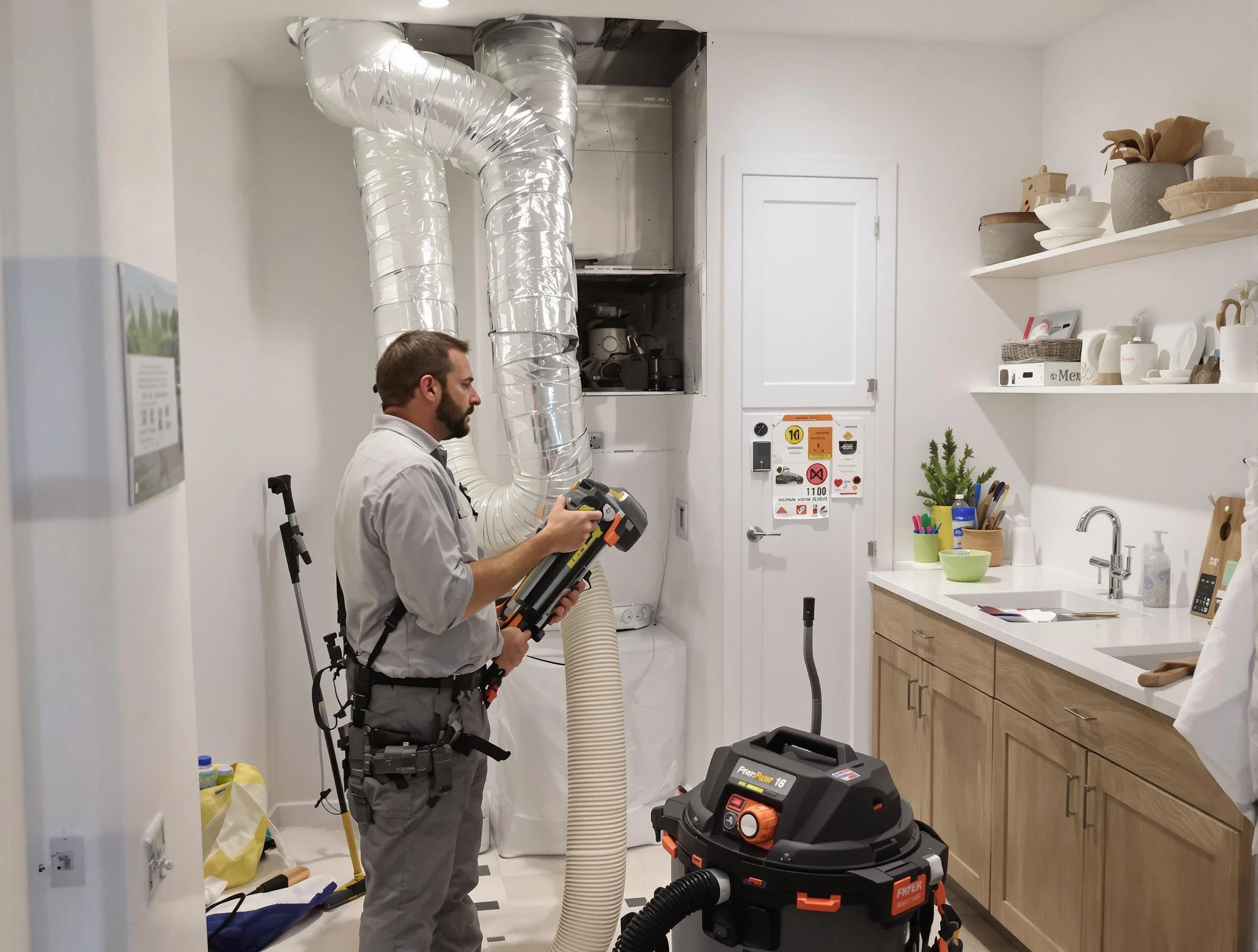 Clogged Dryer Vent Cleaning in Walpole
