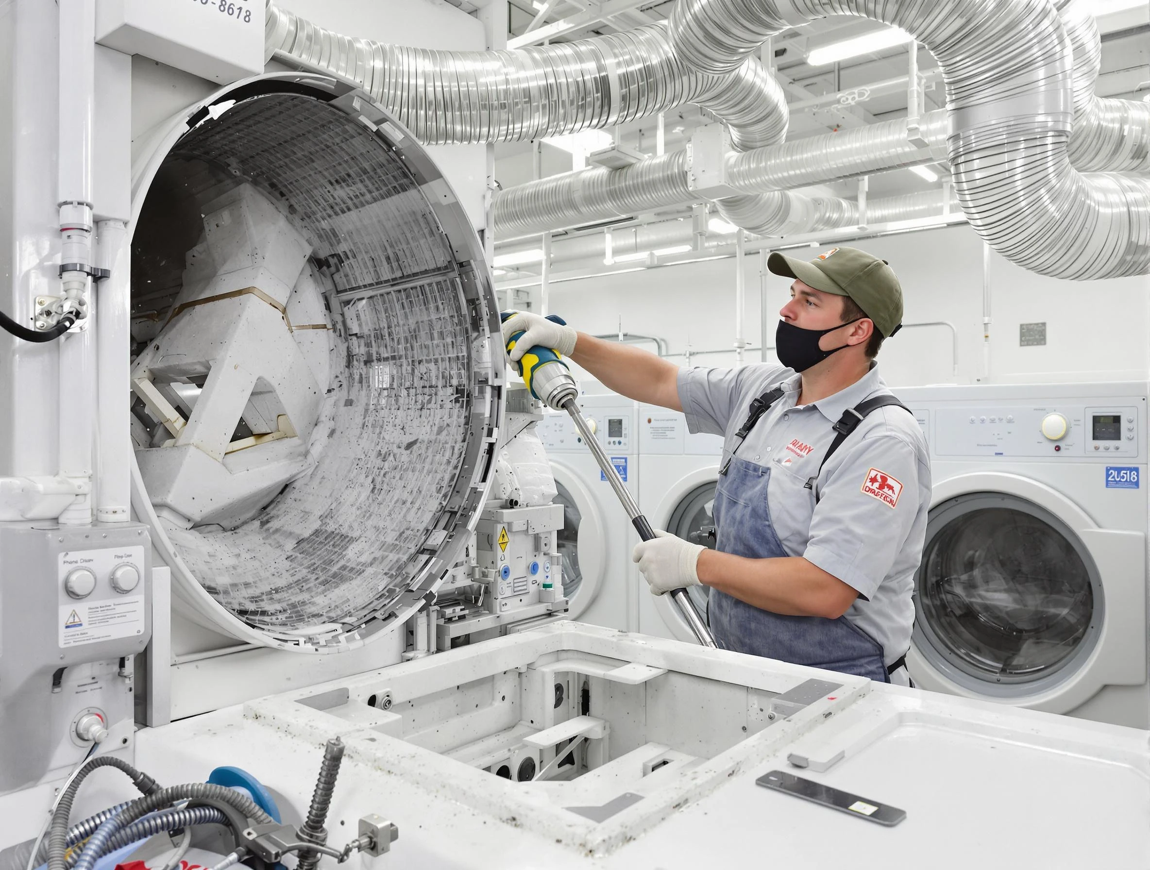 Commercial Dryer Vent Cleaning in Walpole