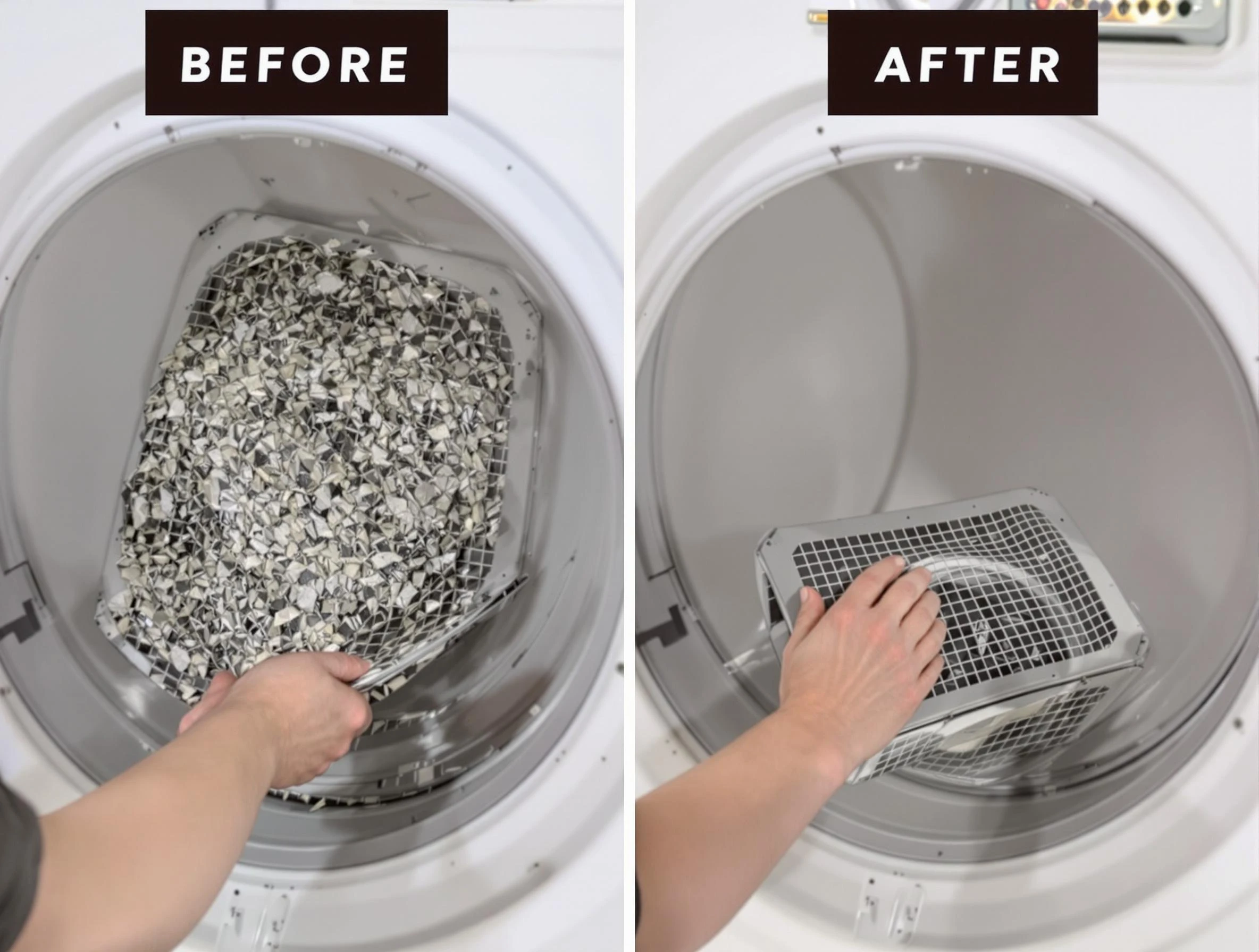 Professional lint trap cleaning by Walpole Dryer Vent Cleaning in Walpole