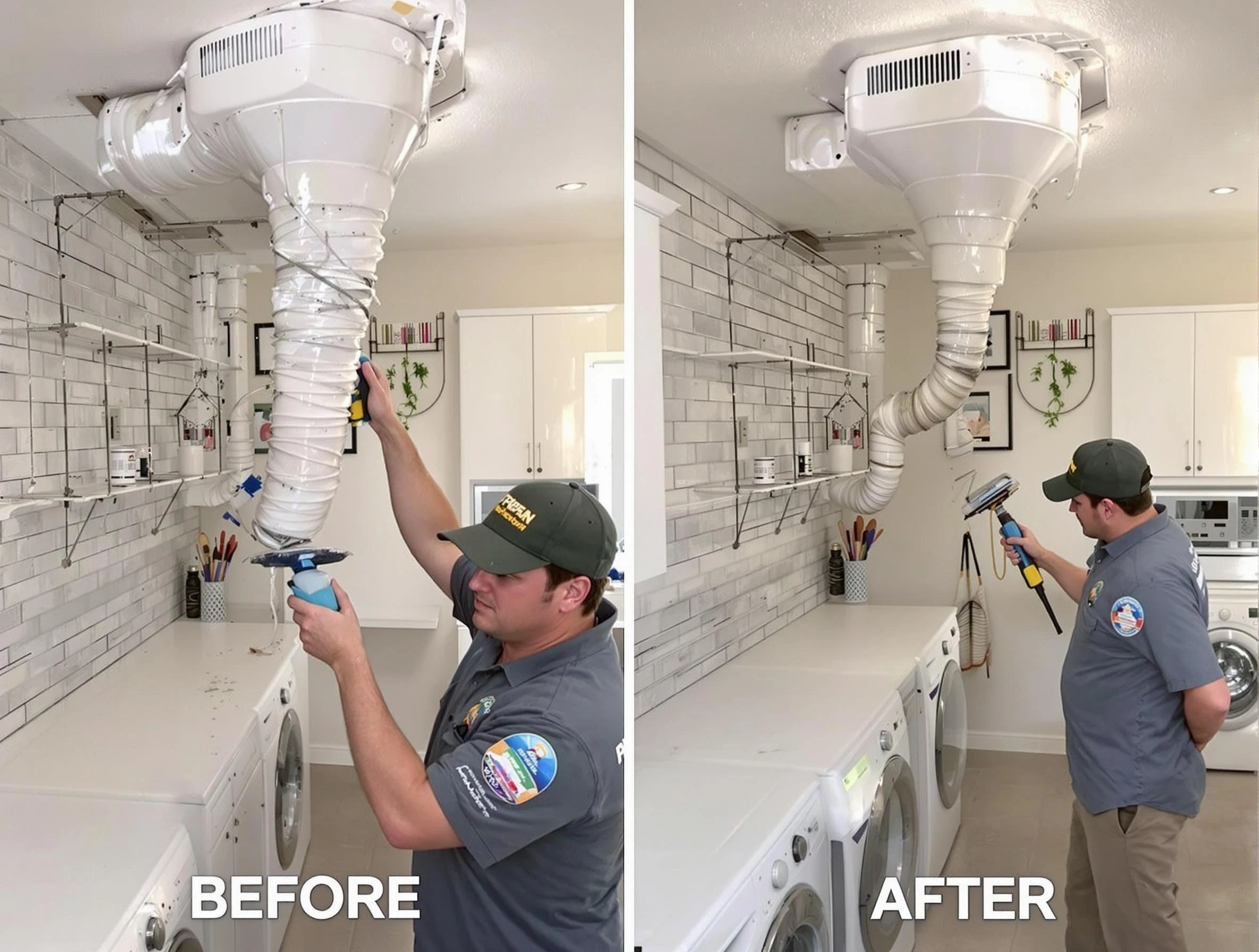 Professional dryer exhaust vent cleaning by Walpole Dryer Vent Cleaning in Walpole